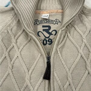 Gersemi Equestrian Women’s Beige Zip-Up Sweater M